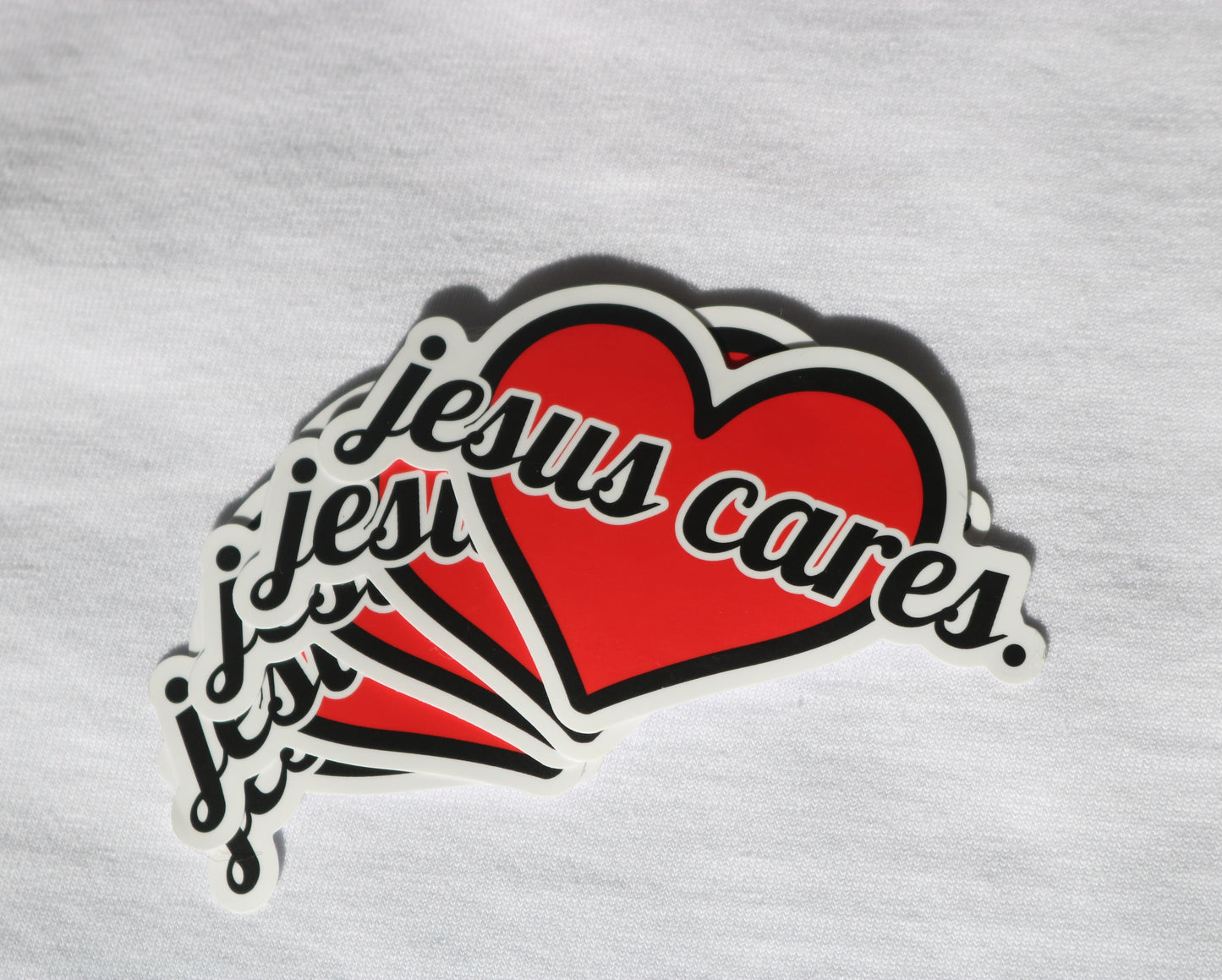 Jesus Cares Sticker Pack
