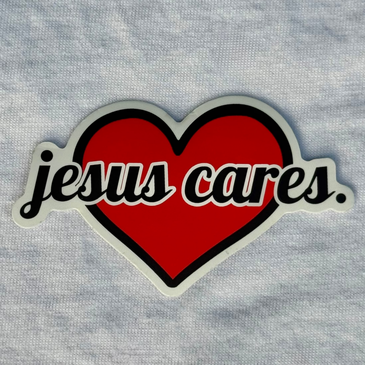 (Pack of 75) Jesus Cares Stickers