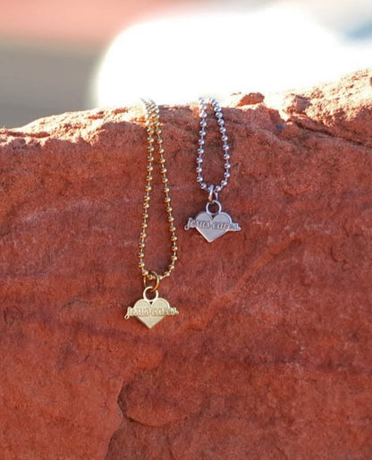 Jesus Cares Necklace