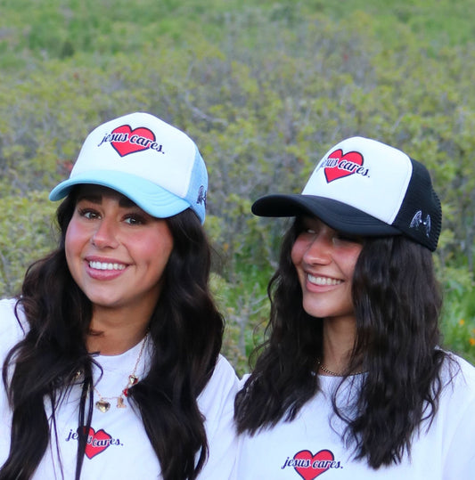 Jesus Cares Trucker Hat